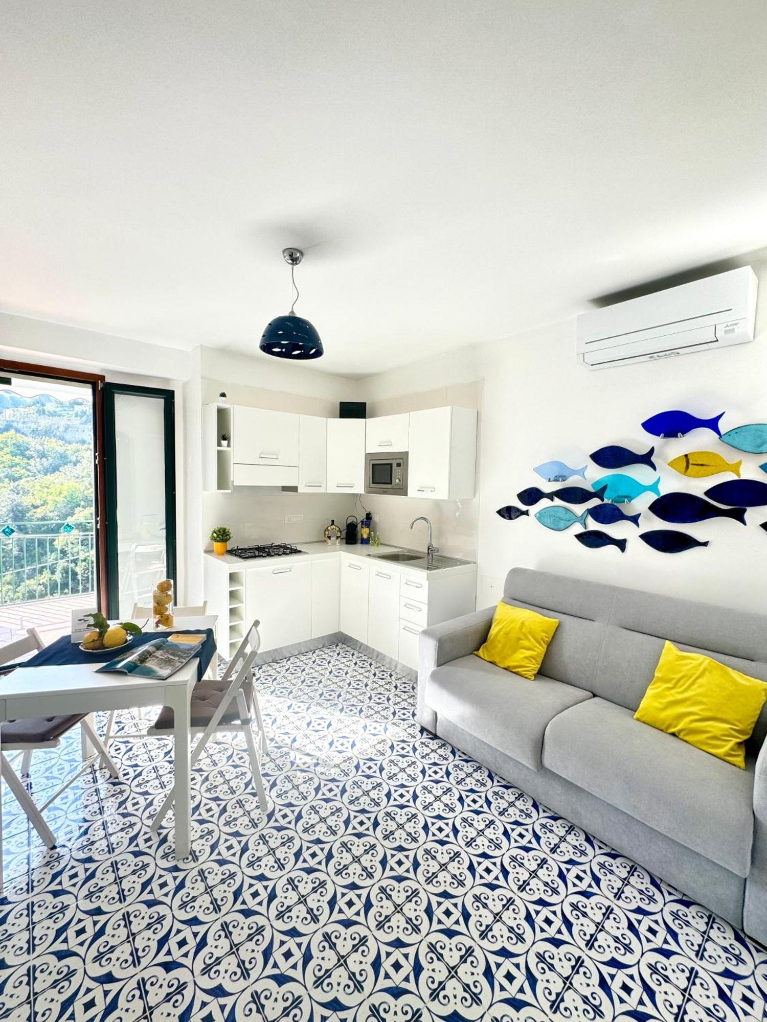 Panoramic Flat Amalfi Coast - Sea View 1 Apartment Vietri Exterior foto